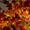 image:imageNearly Natural 6ft PreLit Shades of Autumn Maple Artificial Fall Tree with 360 Warm White LED Lights