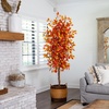image:imageNearly Natural 7ft Autumn Ficus Artificial Fall Tree
