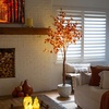 image:imageNearly Natural 7ft PreLit Grand Autumn Eucalyptus Artificial Fall Tree with 420 Warm White LED Lights