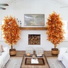 image:imageNearly Natural 8ft Autumn Ficus Artificial Fall Tree