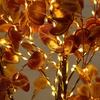 image:imageNearly Natural 9ft PreLit Grand Autumn Eucalyptus Artificial Fall Tree with 700 Warm White LED Lights