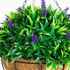 image:imageNearly Natural Artificial Lavender Hanging Basket 18in UV Resistant IndoorOutdoor