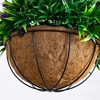 image:imageNearly Natural Artificial Lavender Hanging Basket 18in UV Resistant IndoorOutdoor