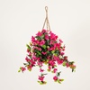 image:imageNearly Natural Bougainvillea Hanging Basket UV Resistant IndoorOutdoorPink