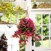 image:imageNearly Natural Bougainvillea Hanging Basket UV Resistant IndoorOutdoorPink