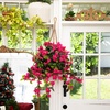 image:imageNearly Natural Bougainvillea Hanging Basket UV Resistant IndoorOutdoorPink