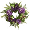 image:imageNearly Natural 24in Artificial Hydrangea Berry Wreath