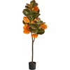 image:imageNearly Natural 45ft Autumn Fiddle Leaf Artificial Fall Tree