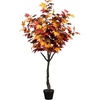 image:imageNearly Natural 5ft Autumn Smoky Maple Artificial Fall Tree