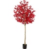 image:imageNearly Natural 6ft Autumn Maple Artificial Fall Tree