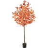 image:imageNearly Natural 6ft Autumn Maple Artificial TreeOrange