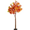 image:imageNearly Natural 6ft PreLit Shades of Autumn Maple Artificial Fall Tree with 360 Warm White LED Lights