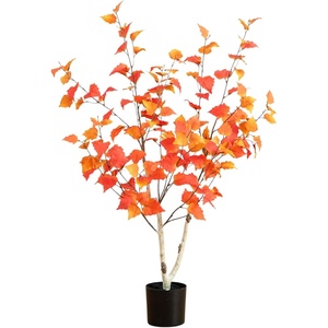 image:imageNearly Natural 3ft Autumn Birch Artificial Fall Tree  Harvest Season Decor  Indoor Faux Plant Dcor
