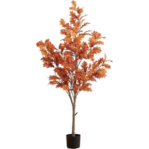 image:imageNearly Natural 5 ft Artificial Autumn Oak Fall Tree Nursery Planter Decor