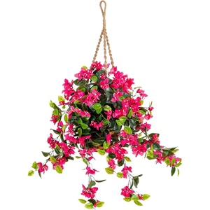 image:imageNearly Natural Bougainvillea Hanging Basket UV Resistant IndoorOutdoorPink