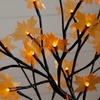 image:imageNearly Natural 18in PreLit Autumn Artificial Maple Fall Tree with 48 Warm White LED Lights
