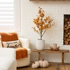image:imageNearly Natural 3ft Autumn Eucalyptus Artificial Tree  Harvest Season Decor  Indoor Fall Foliage Display