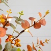 image:imageNearly Natural 3ft PreLit Autumn Eucalyptus Artificial Fall Tree with Pinecones Berries and 36 Warm White LED Lights