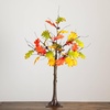 image:imageNearly Natural 3ft PreLit Autumn Maple Artificial Fall Tree with Pinecones Acorns and 36 Warm White LED Lights
