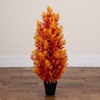 image:imageNearly Natural 3ft UV Resistant Autumn Artificial Fall Cedar Tree  IndoorOutdoor