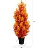 image:imageNearly Natural 3ft UV Resistant Autumn Artificial Fall Cedar Tree  IndoorOutdoor