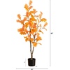 image:imageNearly Natural 4ft Artificial Autumn Oak Tree  Harvest Season Decor  Indoor Fall Foliage Display