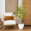 image:imageNearly Natural 4ft Autumn Nandina Artificial Fall Tree  Harvest Season Decor  Indoor Faux Plant  Premium Materials