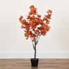 image:imageNearly Natural 4ft Autumn Smoky Maple Artificial Fall Tree