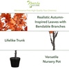 image:imageNearly Natural 4ft Autumn Smoky Maple Artificial Fall Tree