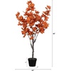 image:imageNearly Natural 4ft Autumn Smoky Maple Artificial Fall Tree