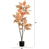 image:imageNearly Natural 4ft Autumn Sumac Artificial Fall Tree