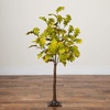 image:imageNearly Natural 4ft PreLit Green Autumn Oak Artificial Fall Tree with 150 Warm White LED Lights
