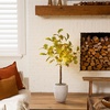 image:imageNearly Natural 4ft PreLit Green Autumn Oak Artificial Fall Tree with 150 Warm White LED Lights