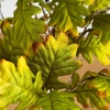 image:imageNearly Natural 4ft PreLit Green Autumn Oak Artificial Fall Tree with 150 Warm White LED Lights