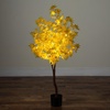 image:imageNearly Natural 4ft PreLit Yellow Autumn Maple Artificial Fall Tree with 150 Warm White LED Lights