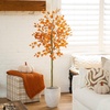 image:imageNearly Natural 5ft Autumn Birch Leaf Artificial Fall Tree  Harvest Season Decor  Indoor Faux Plant Display