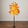 image:imageNearly Natural 5ft PreLit Burnt Orange Autumn Maple Artificial Fall Tree with 240 Warm White LED Lights