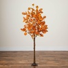 image:imageNearly Natural 5ft PreLit Burnt Orange Autumn Maple Artificial Fall Tree with 240 Warm White LED Lights