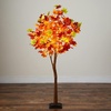 image:imageNearly Natural 5ft PreLit Shades of Autumn Maple Artificial Fall Tree with 270 Warm White LED Lights