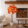 image:imageNearly Natural 5ft PreLit Shades of Autumn Maple Artificial Fall Tree with 270 Warm White LED Lights