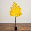 image:imageNearly Natural 5ft PreLit Yellow Autumn Maple Artificial Fall Tree with 250 Warm White LED Lights