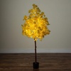 image:imageNearly Natural 5ft PreLit Yellow Autumn Maple Artificial Fall Tree with 250 Warm White LED Lights