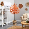 image:imageNearly Natural 6ft Artificial Autumn Maple Tree with Handmade Jute amp Cotton Basket