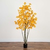 image:imageNearly Natural 6ft Autumn Oyama Magnolia Artificial Fall Tree