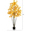 image:imageNearly Natural 6ft Autumn Oyama Magnolia Artificial Fall Tree