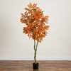 image:imageNearly Natural 6ft Autumn Sumac Artificial Fall Tree  Harvest Season Decor  Indoor Faux Plant  Vibrant Foliage Mimics Turning Leaves of Autumn