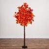 image:imageNearly Natural 6ft PreLit Autumn Artificial Fall Tree with 300 Warm White LED Lights  Seasonal Home Dcor