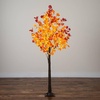 image:imageNearly Natural 6ft PreLit Bright Autumn Eucalyptus Artificial Fall Tree with 420 Warm White LED Lights
