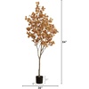 image:imageNearly Natural 7ft Artificial Autumn Fall Eucalyptus Tree