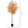 image:imageNearly Natural 7ft Autumn Maple Artificial Fall TreeOrange